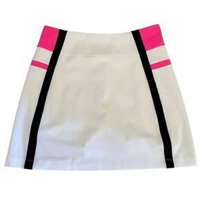 ANNIKA CUTTER & BUCK White Pink  Stretch UV Protection Golf Tennis SZ S #1258